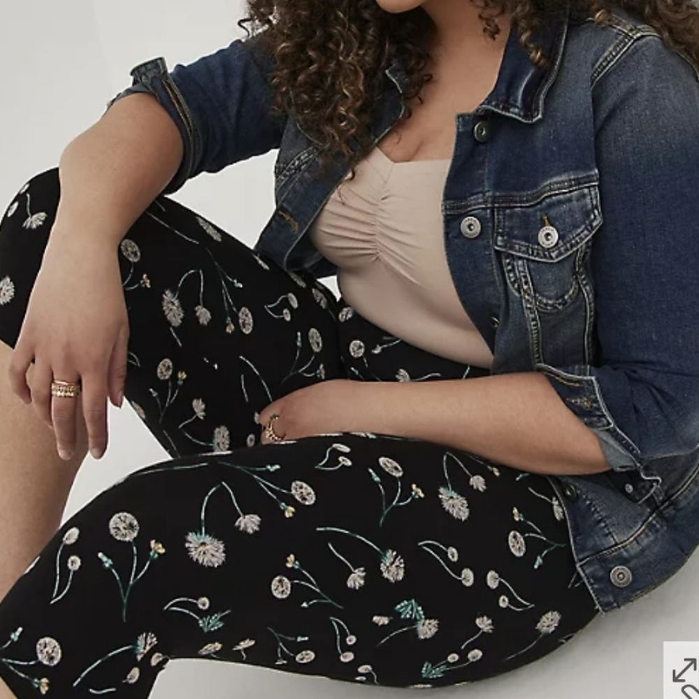 🆕️🌸DANDELION - PEDAL PUSHER PREMIUM LEGGING (BLACK)🌸
